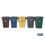 CONTENEDOR VERDE PARA VIDRIO  25L. (PACK: 1 UDS) - Almacén de Ferretería Acor