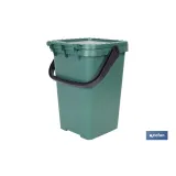 CONTENEDOR VERDE PARA VIDRIO  25L. (PACK: 1 UDS) - Almacén de Ferretería Acor