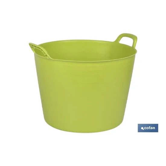 CAPAZO DE 42 L AMARILLO VERDOSO 48.5 X 45 X 38 CM venta unitaria (PACK: 1 UDS) - Almacén de Ferretería Acor