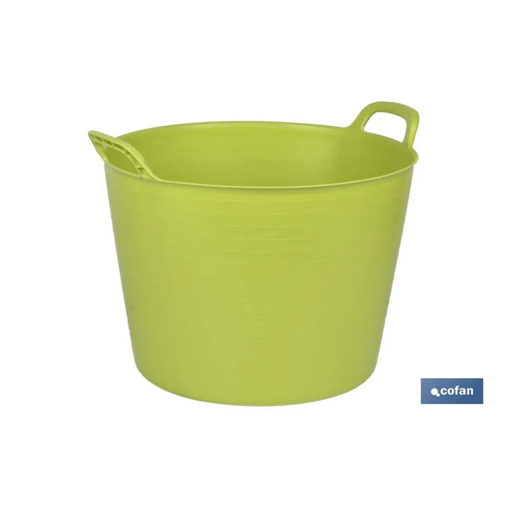 CAPAZO DE 42 L AMARILLO VERDOSO 48.5 X 45 X 38 CM venta unitaria (PACK: 1 UDS) - Almacén de Ferretería Acor