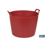 CAPAZO 42 L ROJO  48.5 X 45 X 38 CM (PACK: 6 UDS) - Almacén de Ferretería Acor