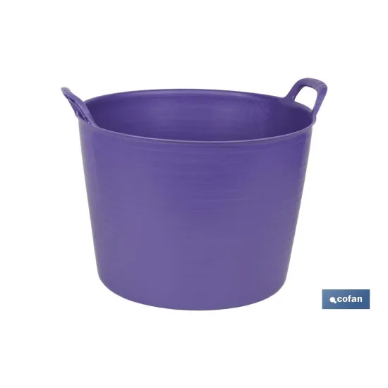CAPAZO 42 L VIOLETA  48.5 X 45 X 38 CM venta unitaria (PACK: 1 UDS) - Almacén de Ferretería Acor