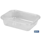 BANDEJA 31.5X23.5X6.5cm MULTIUSOS  TRANSPARENTE (PACK: 6 UDS) - Almacén de Ferretería Acor