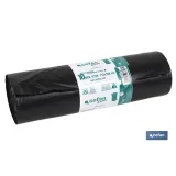 PACK 10 BOLSAS BASURA115x160cm GALGA 150 NEGRO (PACK: 1 UDS) - Almacén de Ferretería Acor