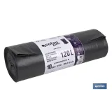 BOLSA DE BASURA 90X110 GALGA 150 COLOR GRIS 10 UDS. (PACK: 1 UDS) - Almacén de Ferretería Acor