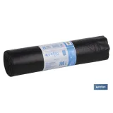 BOLSA DE  BASURA 85X105 G.130 COLOR NEGRO 10 UDS (PACK: 1 UDS) - Almacén de Ferretería Acor
