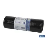 BOLSA DE  BASURA 85X105 G.130 COLOR NEGRO 10 UDS (PACK: 1 UDS) - Almacén de Ferretería Acor