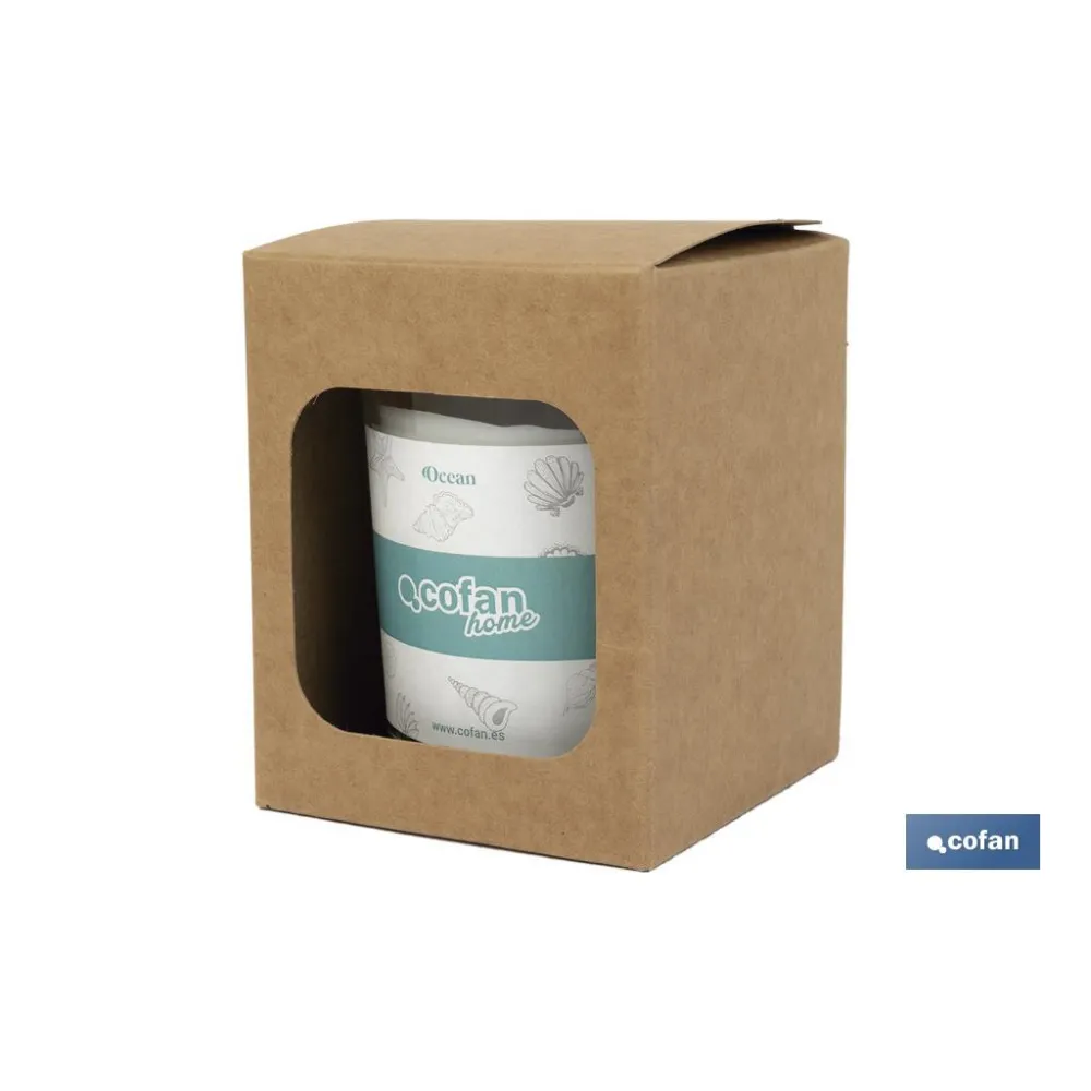 VELA AROMATICA DE CERA VEGETAL OCEAN 125 G (PACK: 12 UDS) - Almacén de Ferretería Acor