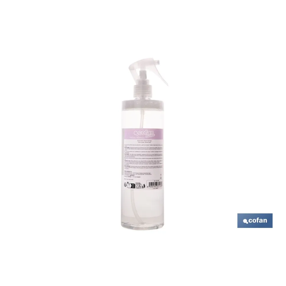 BRUMA TEXTIL WHITE FLOWERS 500ML (PACK: 1 UDS) - Almacén de Ferretería Acor