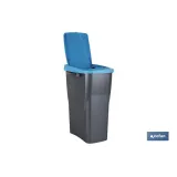 CUBO DE BASURA PARA RECICLAR 15 LITROS  COLOR AZUL 20 X 31  X 42 CM (PACK: 1 UDS) - Almacén de Ferretería Acor