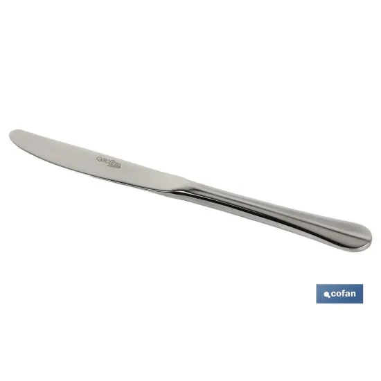 BL 2uds CUCHILLO DE MESA INOX C-18/0 MODELO BOLONIA 10 mm (PACK: 1 UDS) - Almacén de Ferretería Acor