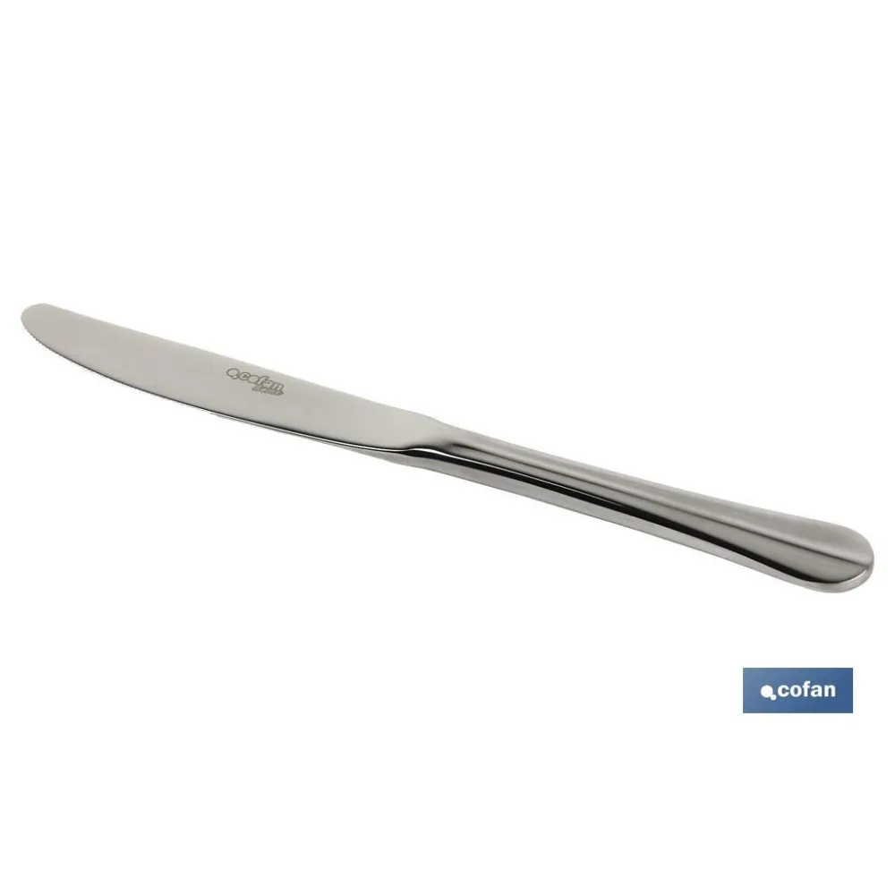 BL 2uds CUCHILLO DE MESA INOX C-18/0 MODELO BOLONIA 10 mm (PACK: 1 UDS) - Almacén de Ferretería Acor