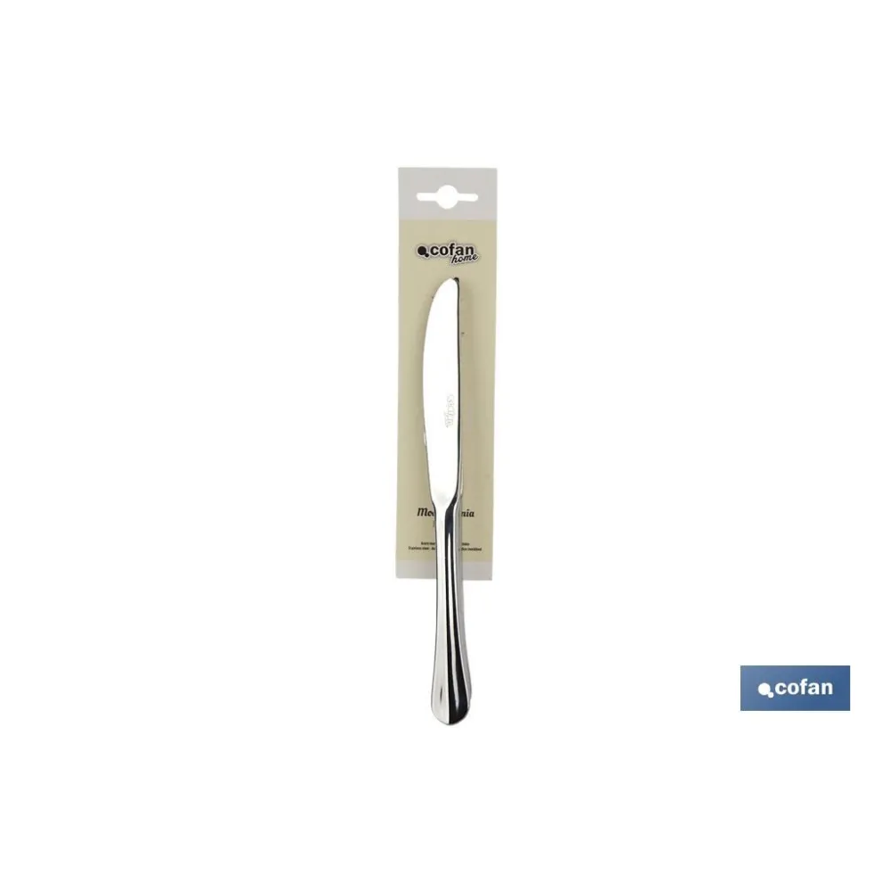 BL 2uds CUCHILLO DE MESA INOX C-18/0 MODELO BOLONIA 10 mm (PACK: 1 UDS) - Almacén de Ferretería Acor