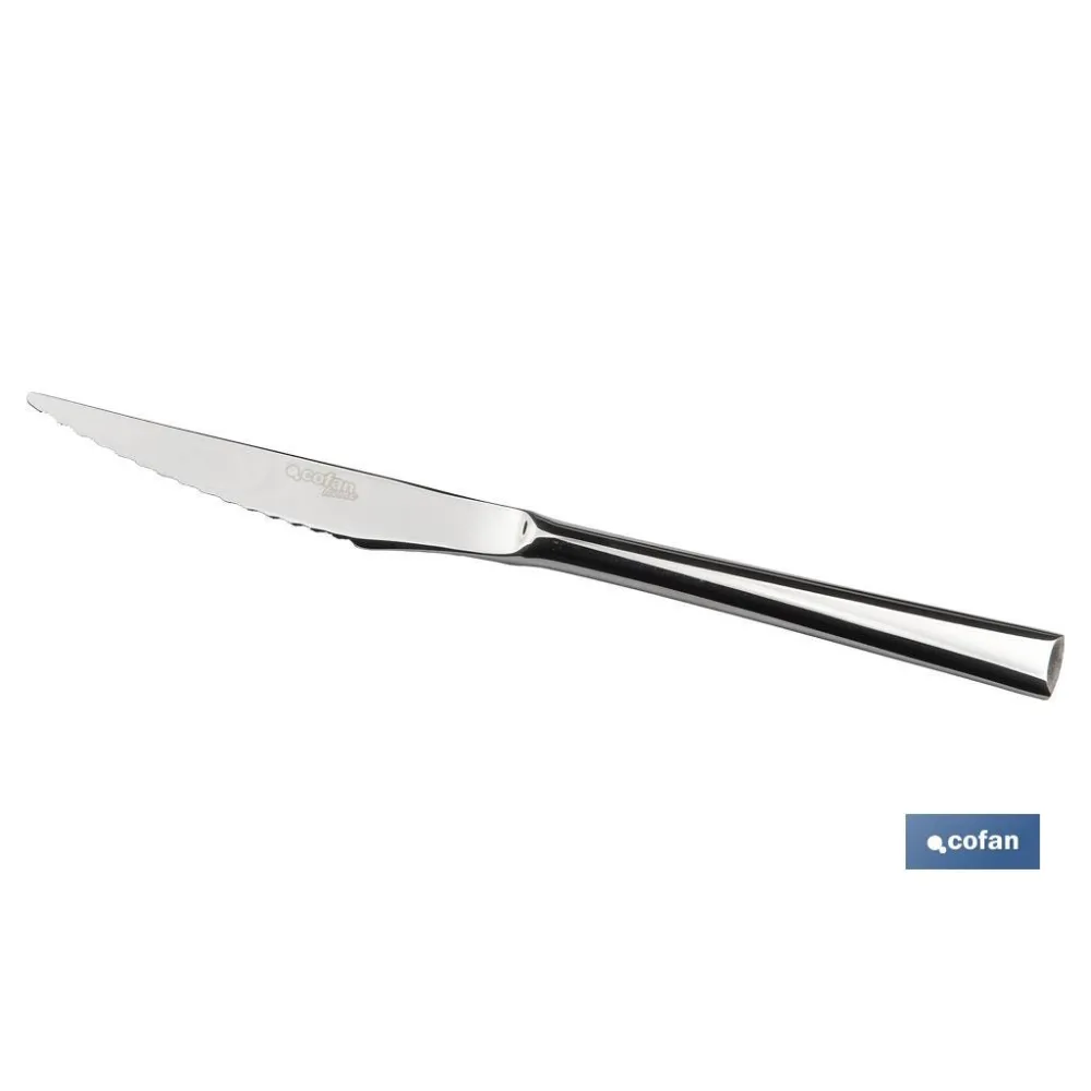 BL 2uds CUCHILLO DE CARNE INOX C-18/10 MODELO BARI 10 mm (PACK: 1 UDS) - Almacén de Ferretería Acor