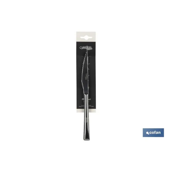 BL 2uds CUCHILLO DE CARNE INOX C-18/10 MODELO BARI 10 mm (PACK: 1 UDS) - Almacén de Ferretería Acor
