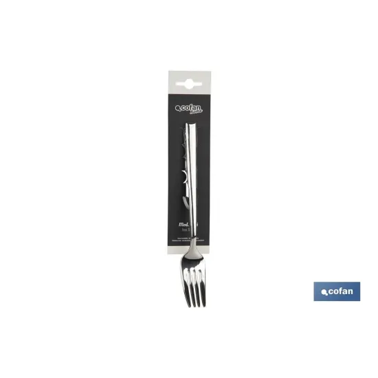 BL 2uds TENEDOR DE MESA INOX C-18/10 MODELO BARI 2,5 mm (PACK: 1 UDS) - Almacén de Ferretería Acor
