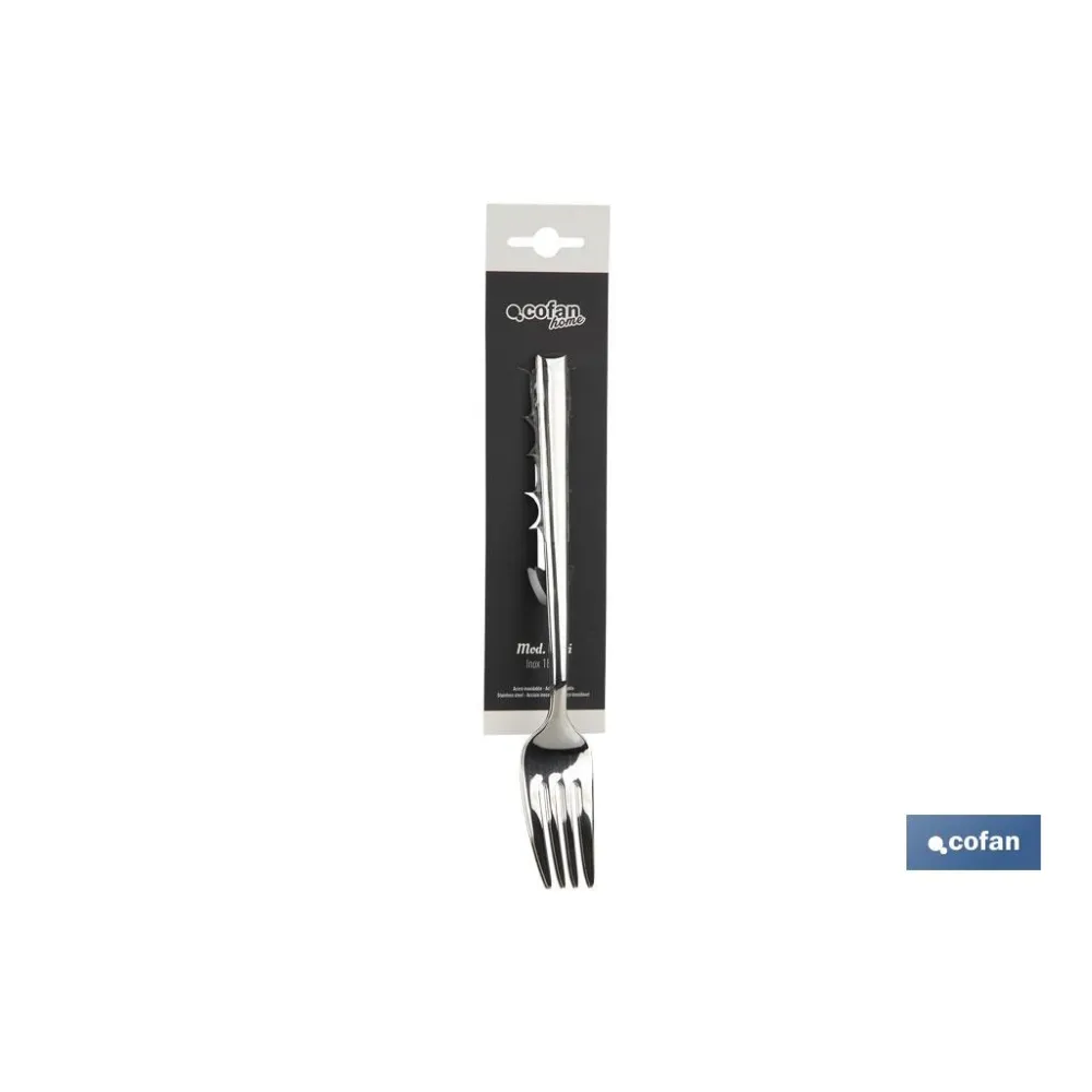 BL 2uds TENEDOR DE MESA INOX C-18/10 MODELO BARI 2,5 mm (PACK: 1 UDS) - Almacén de Ferretería Acor