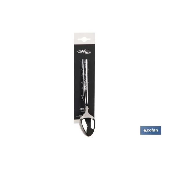 BL 2uds CUCHARA DE POSTRE INOX C-18/10 MODELO BARI 2 mm (PACK: 1 UDS) - Almacén de Ferretería Acor