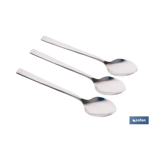 BL 3uds CUCHARA DE TE INOX C-18/10 MODELO BARI 1,5 mm (PACK: 1 UDS) - Almacén de Ferretería Acor
