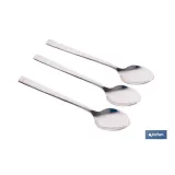 BL 3uds CUCHARA DE TE INOX C-18/10 MODELO BARI 1,5 mm (PACK: 1 UDS) - Almacén de Ferretería Acor
