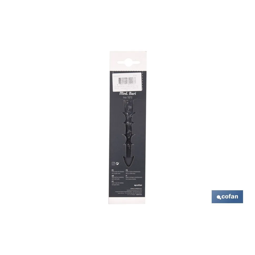 BL 3uds CUCHARA DE TE INOX C-18/10 MODELO BARI 1,5 mm (PACK: 1 UDS) - Almacén de Ferretería Acor