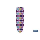 FUNDA ACOLCHADA PARA TABLA DE PLANCHAR 135X53 CIRCULOS (PACK: 1 UDS) - Almacén de Ferretería Acor
