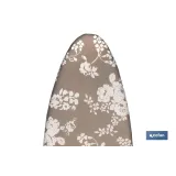 FUNDA TABLA PLANCHAR ACOLCHADA 140X60 FLORES BLANCAS (PACK: 1 UDS) - Almacén de Ferretería Acor
