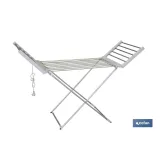 TENDEDERO EXTENSIBLE ELECTRICO ALUMINIO 148 X 52 X108 CM IP22 (PACK: 1 UDS) - Almacén de Ferretería Acor