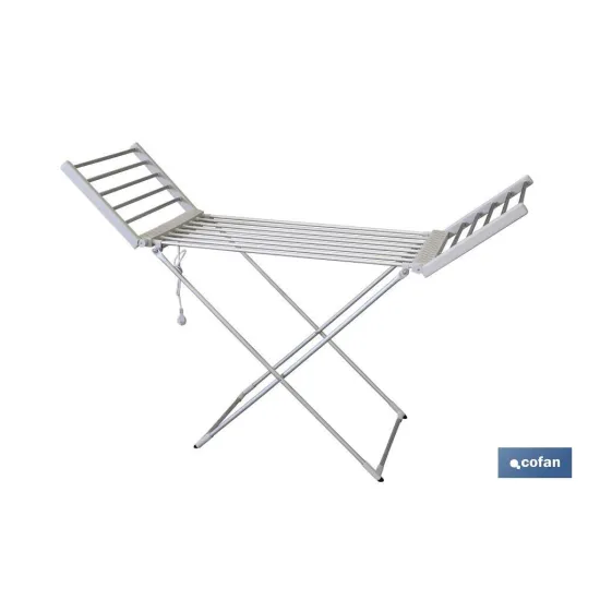 TENDEDERO EXTENSIBLE ELECTRICO ALUMINIO 148 X 52 X108 CM IP22 (PACK: 1 UDS) - Almacén de Ferretería Acor