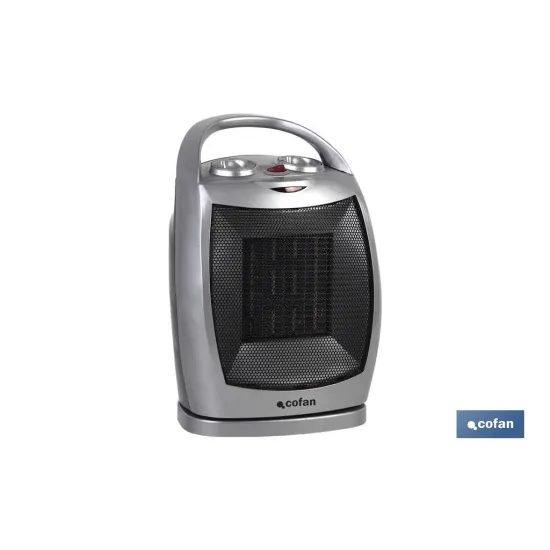 TERMOVENTILADOR CERÁMICO PTC  750W / 1500 W (PACK: 1 UDS) - Almacén de Ferretería Acor