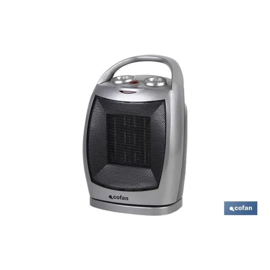 TERMOVENTILADOR CERÁMICO PTC  750W / 1500 W (PACK: 1 UDS) - Almacén de Ferretería Acor