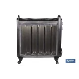 RADIADOR DE MICA NEGRO MODELO ASTANA 2000W (PACK: 1 UDS) - Almacén de Ferretería Acor