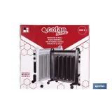 RADIADOR DE MICA BLANCO MODELO ASTANA 2000W (PACK: 1 UDS) - Almacén de Ferretería Acor