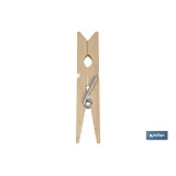 PACK 24 UDS PINZAS MADERA PRIMERA CALIDAD 7cm (PACK: 1 UDS) - Almacén de Ferretería Acor