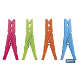 PACK 12 UDS PINZAS PLÁSTICO GRANDES 9cm (PACK: 1 UDS) - Almacén de Ferretería Acor