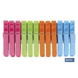 PACK 12 UDS PINZAS PLÁSTICO GRANDES 9cm (PACK: 1 UDS) - Almacén de Ferretería Acor
