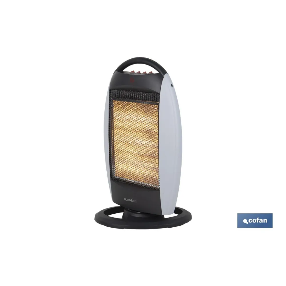 ESTUFA HALOGENA OSCILANTE 400/800/1200 W (PACK: 1 UDS) - Almacén de Ferretería Acor