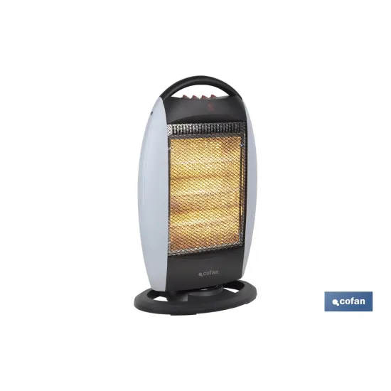 ESTUFA HALOGENA OSCILANTE 400/800/1200 W (PACK: 1 UDS) - Almacén de Ferretería Acor