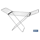 TENDEDERO SUELO CON ALAS PLEGABLES ACERO INOXIDABLE  18 m (PACK: 1 UDS) - Almacén de Ferretería Acor