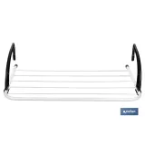 TENDEDERO RADIADOR METAL  50 x 33 x 25 cm (PACK: 1 UDS) - Almacén de Ferretería Acor