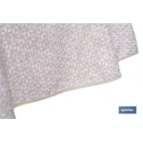 MANTEL REDONDO PÉTALOS ANTIMANCHAS RESINADO JACQUARD CONFECCIONADO 50 % ALGODÓN 50 % POLIÉSTER - Almacén de Ferretería Acor