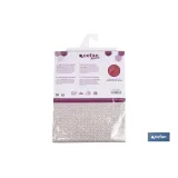MANTEL REDONDO PÉTALOS ANTIMANCHAS RESINADO JACQUARD CONFECCIONADO 50 % ALGODÓN 50 % POLIÉSTER - Almacén de Ferretería Acor