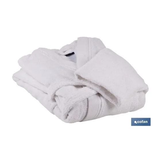 ALBORNOZ BLANCO GR.500/M2 GAMA PALOMA TALLA L (PACK: 1 UDS) - Almacén de Ferretería Acor