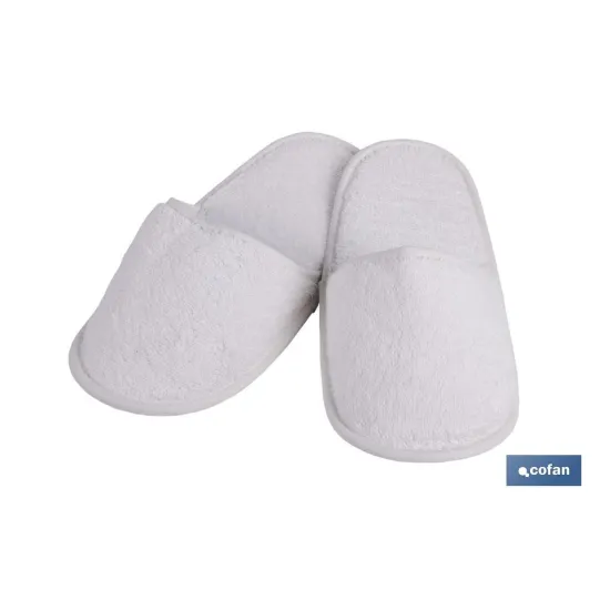 ZAPATILLAS BAÑO BLANCO GAMA  PALOMA TALLA.M (PACK: 1 UDS) - Almacén de Ferretería Acor