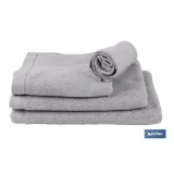 TOALLA TOCADOR GRIS PERLA GR.580/M2 GAMA PERLAN 30X50cm (PACK: 1 UDS) - Almacén de Ferretería Acor