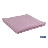 ALFOMBRA BAÑO ROSA CLARO GR.1000  GAMA  FLOR 60X60 cm (PACK: 1 UDS) - Almacén de Ferretería Acor