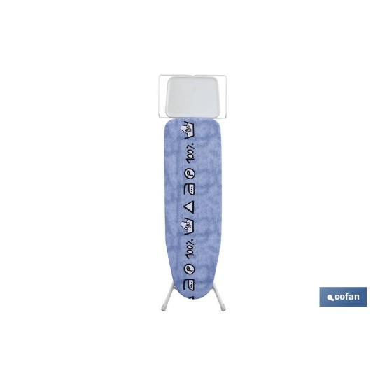FUNDA ACOLCHADA PARA TABLA DE PLANCHAR 135X53 ICONO LAVADO