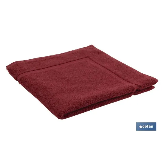 ALFOMBRA BAÑO BURDEOS GR1000 MODELO PARIS 60X60cm (PACK: 1 UDS) - Almacén de Ferretería Acor