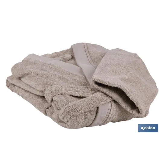 ALBORNOZ BEIGE GR.500/M2 MODELO ABISINIA TALLA S (PACK: 1 UDS) - Almacén de Ferretería Acor