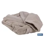 ALBORNOZ BEIGE GR.500/M2 MODELO ABISINIA TALLA S (PACK: 1 UDS) - Almacén de Ferretería Acor